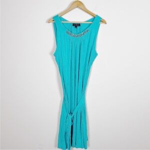 Lane Bryant Turquoise Sleeveless Dress 2X